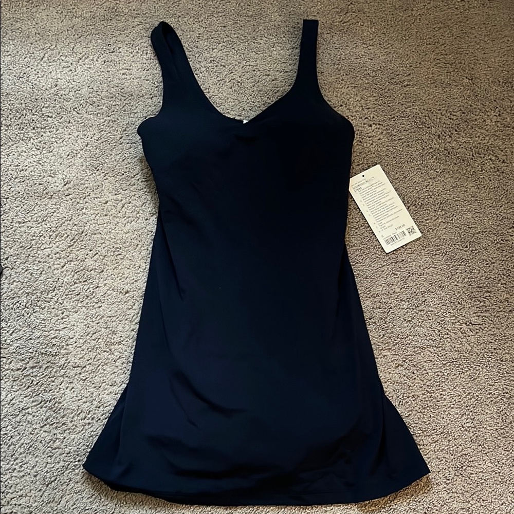 Lululemon Athletica Nulu™ Dress in Navy